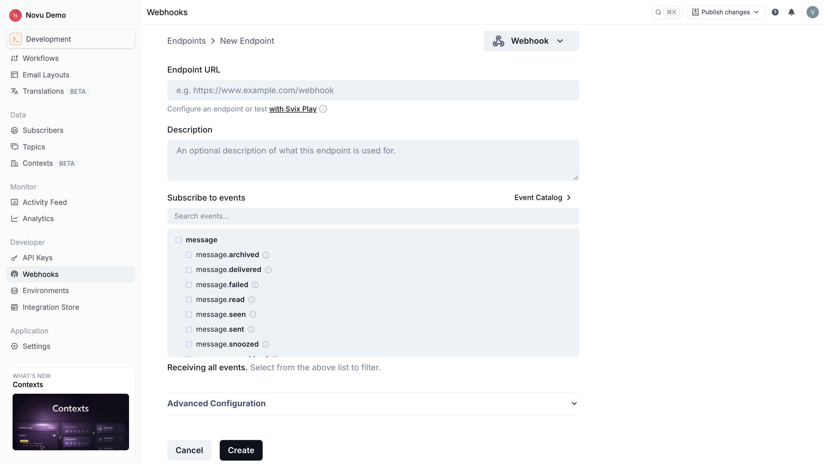 Add webhook